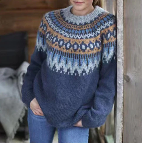 Mune | Sweater Cozy Nordic Knit Sweater