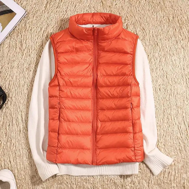 Mune | Women's Ultra-Light Bodywarmer with Zipper and Stand-Up Collar