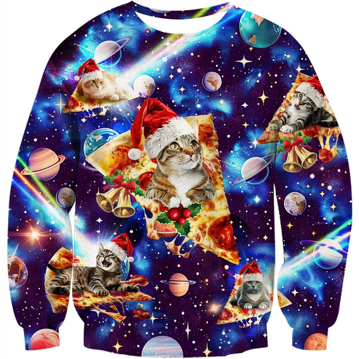 Mune | Unisex Sweatshirt - Comfortable 3D Cat & Dog Design for Animal Lovers