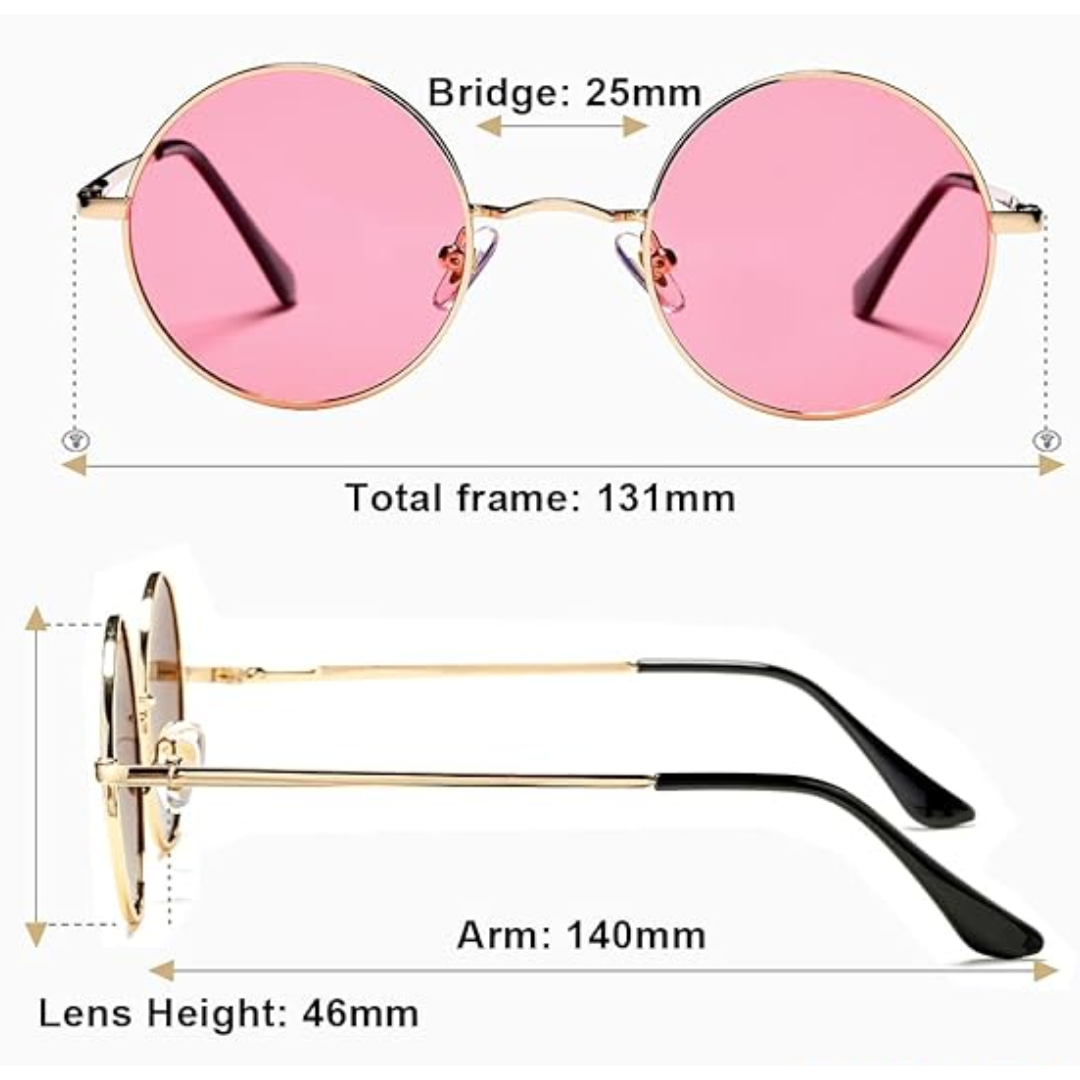 Mune Fashion Round Sunglasses Classic Design Lightweight