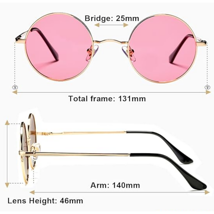 Mune Fashion Round Sunglasses Classic Design Lightweight