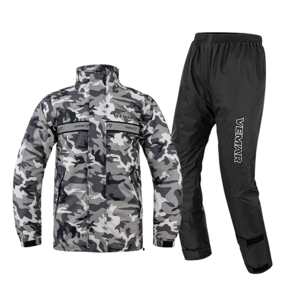 Mune | Unisex waterproof motorcycle rain suit with hood