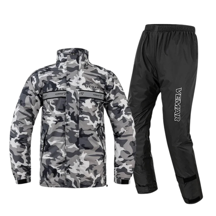 Mune | Unisex waterproof motorcycle rain suit with hood