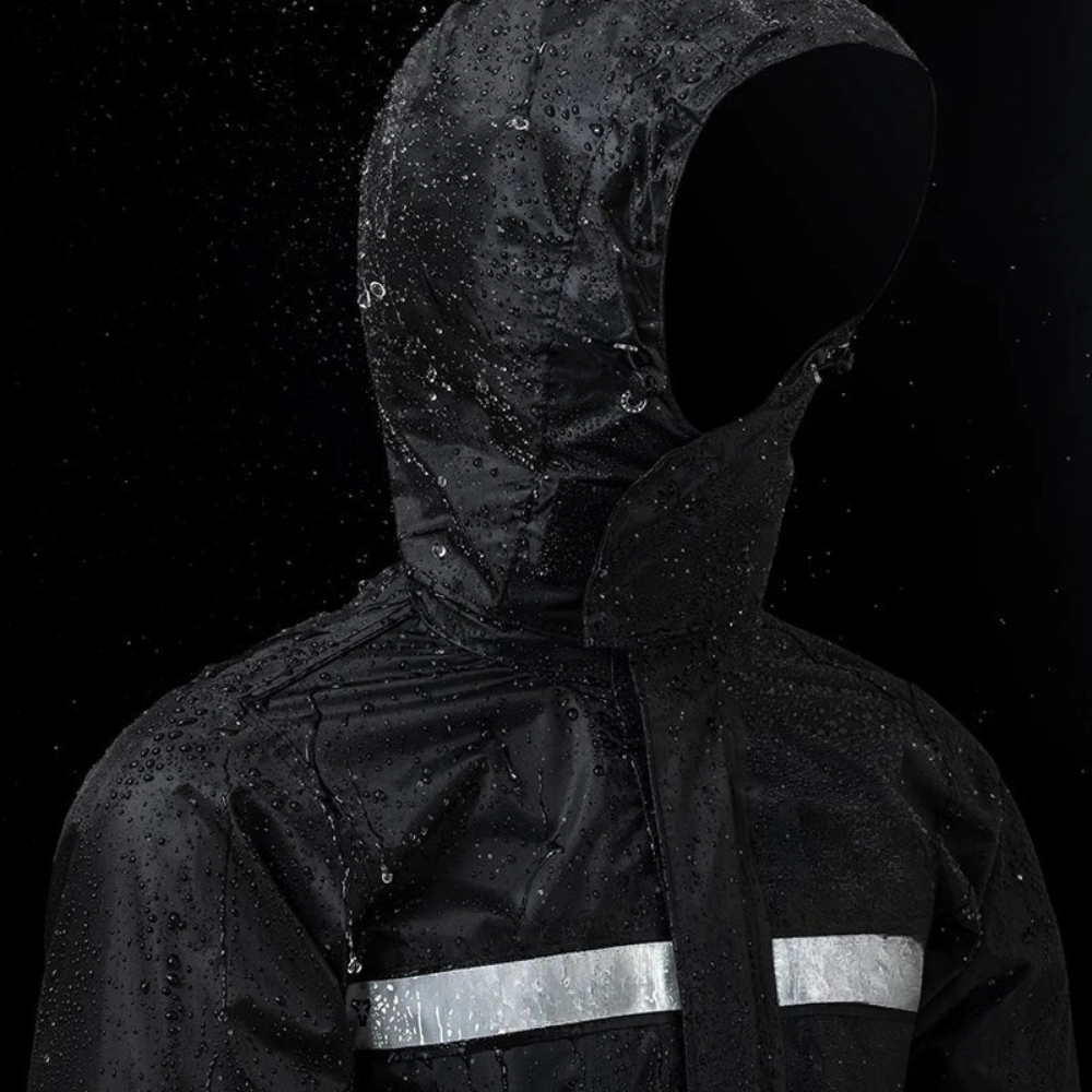 Mune | Unisex waterproof motorcycle rain suit with hood