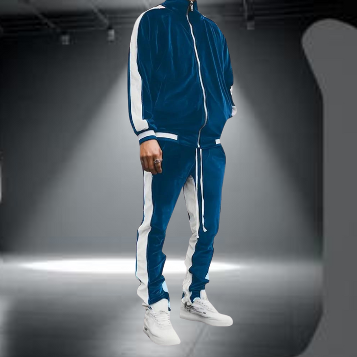 Mune | Classic Velvet Tracksuit with Full Zip for Men