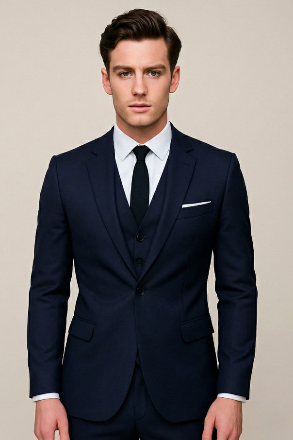 Men Spring Formal Three Piece Suit