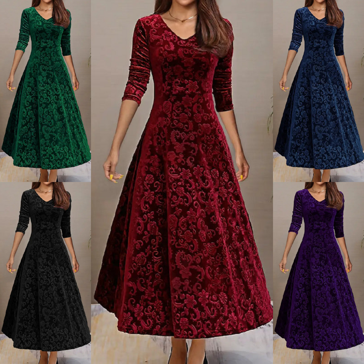 Mune | Maxi Dress With Wide Hem And Fall