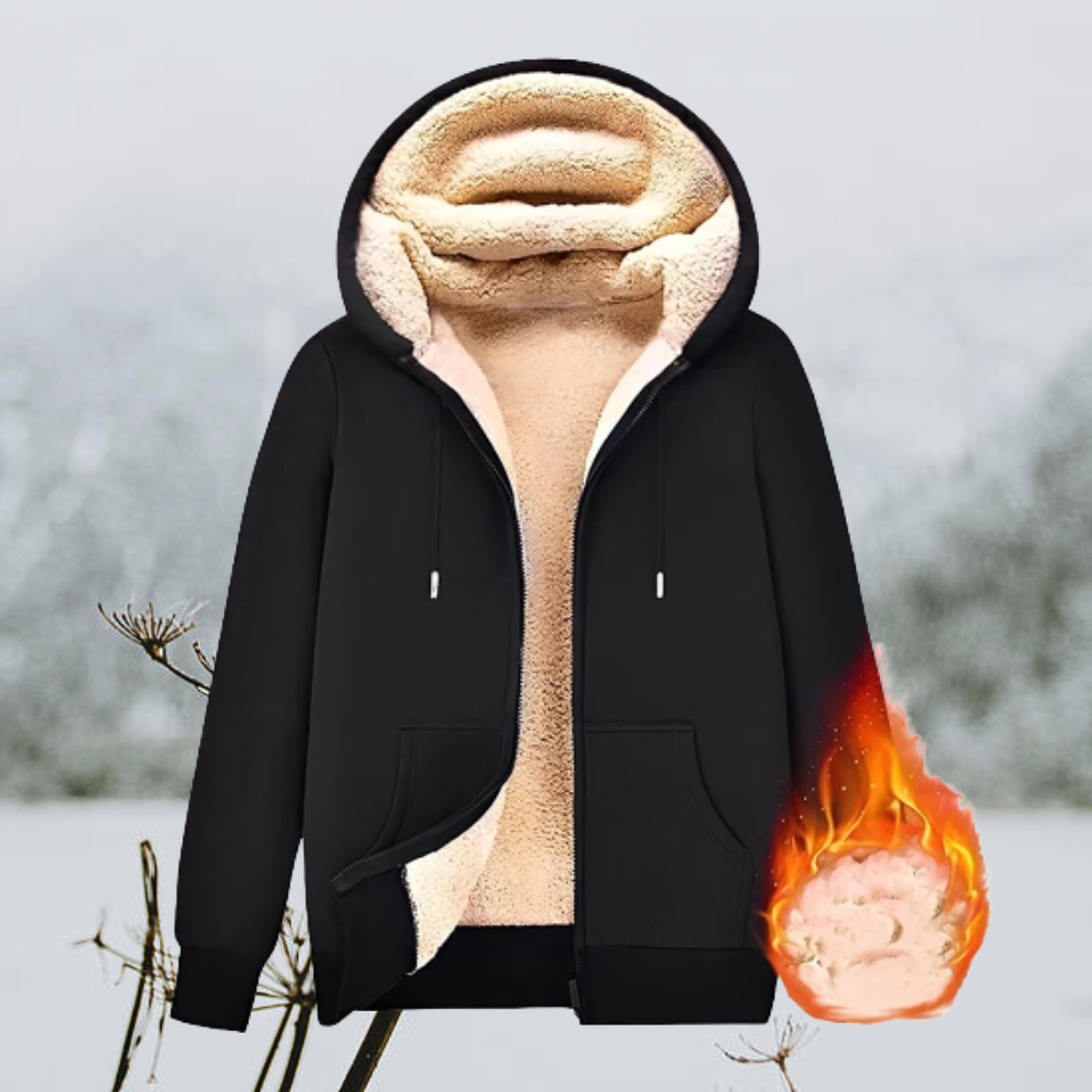 Mune | Cozy Unisex Sheepskin Hooded Jacket