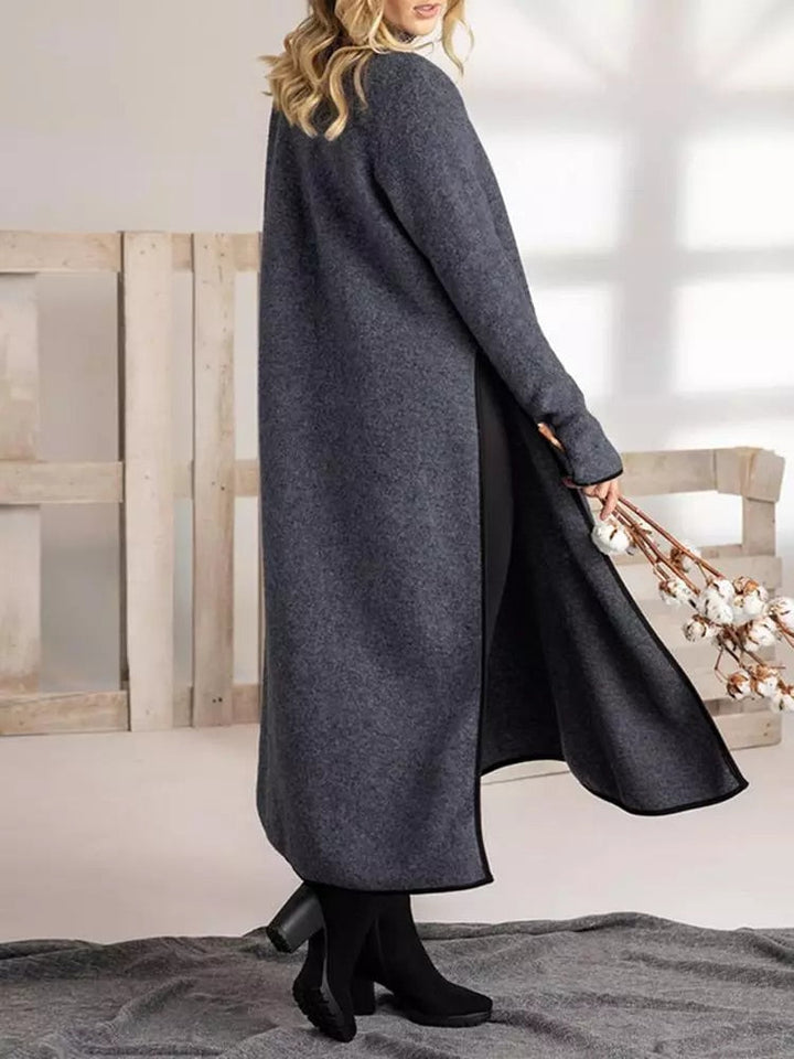 Mune | Long midi dress with slits in relaxed fit