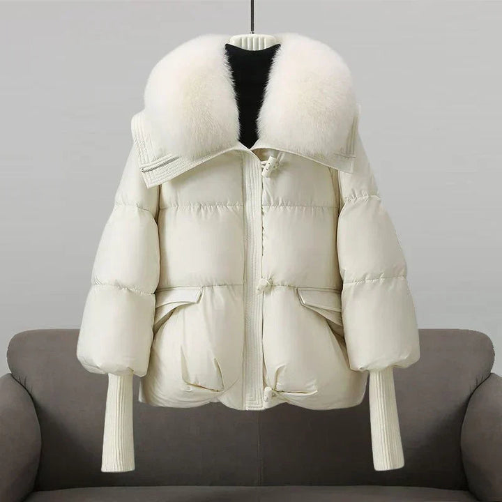 Mune | Down Jacket Plus Size Faux Fur Collar Winter Coat