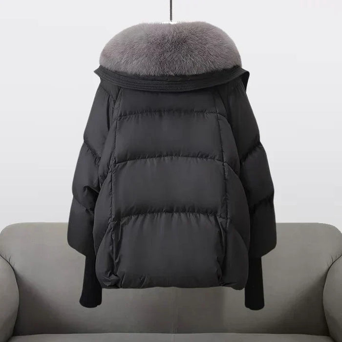 Mune | Down Jacket Plus Size Faux Fur Collar Winter Coat