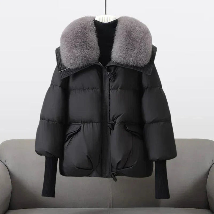 Mune | Down Jacket Plus Size Faux Fur Collar Winter Coat