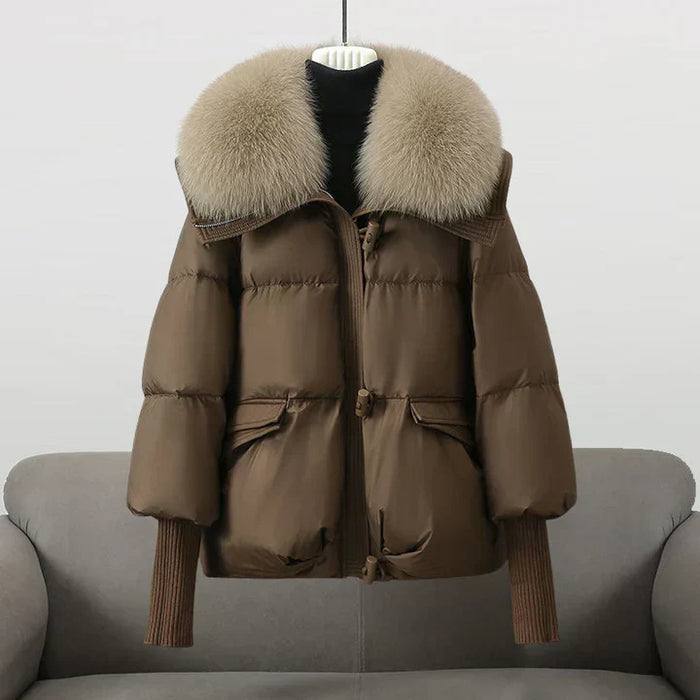 Mune | Down Jacket Plus Size Faux Fur Collar Winter Coat