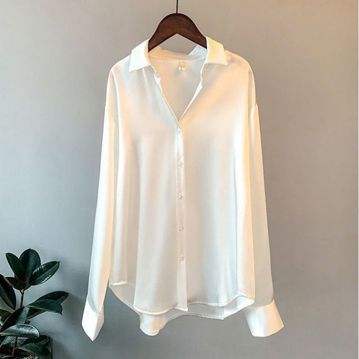 Mune Fashion | Women's Button-Up Blouse Long Sleeve with Button Placket