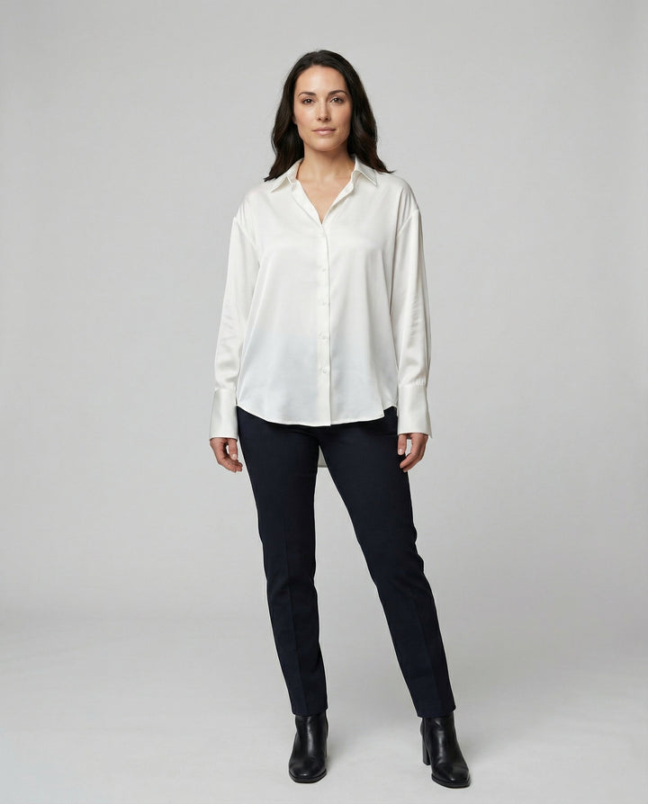 Luxurious Elegant Silk Blouse Women