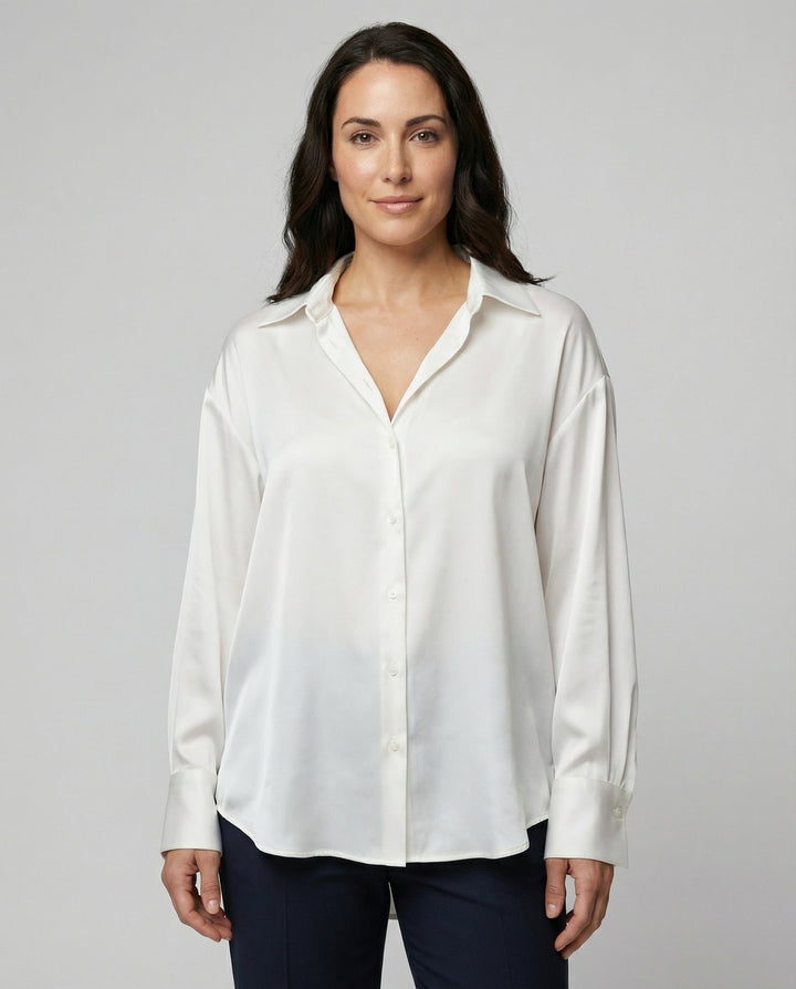 Luxurious Elegant Silk Blouse Women
