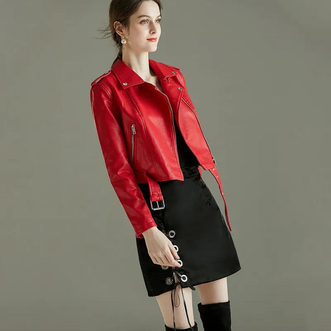 Mune | Vegan Leather Biker Jacket For Women Stylish and Sustainable