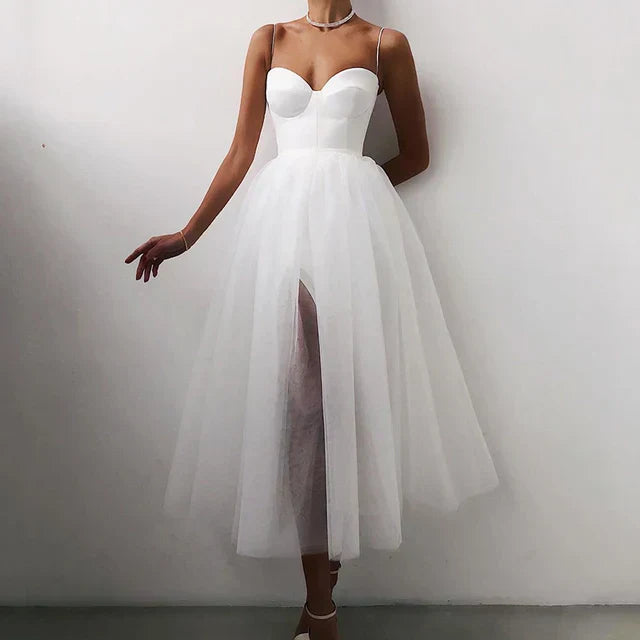 Mune | Elegant Tulle Corset Evening Dress for Women