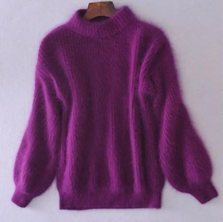 Mune | Angora Sweater - Casual Knitted Sweater Women