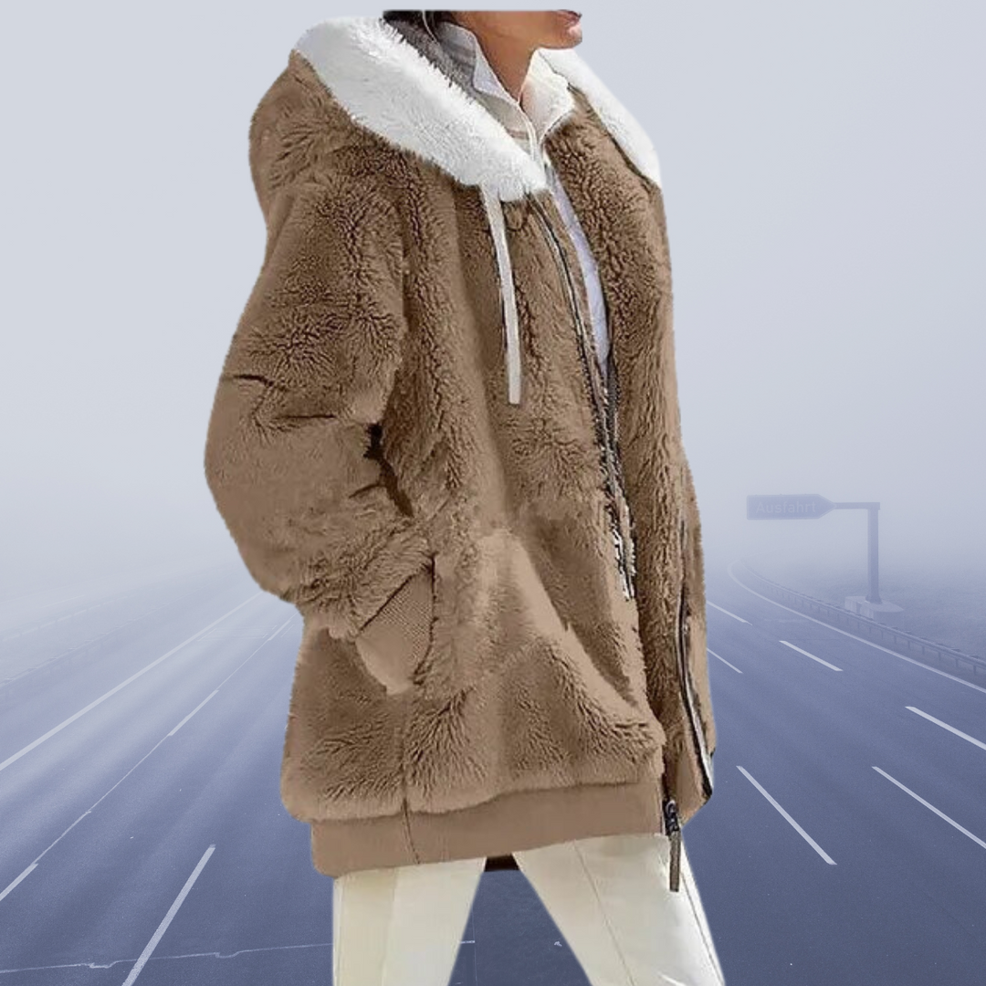 Mune | Oversized Teddy Jacket for Women Comfortable and Warm Winter Coat