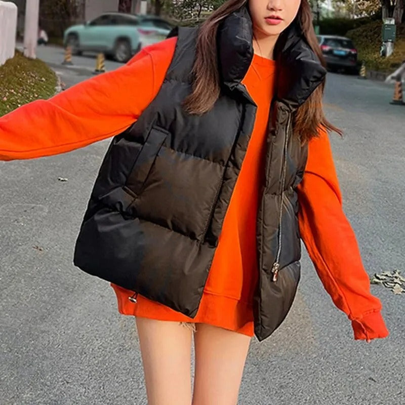 Mune | Women's Warm Vest with High Collar