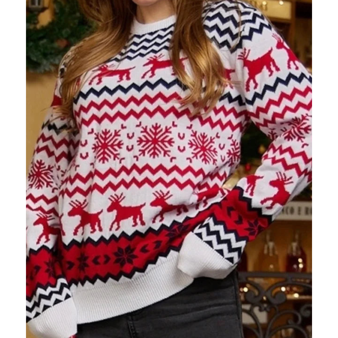 Mune | Fake Christmas Sweater Women - Long Sleeves