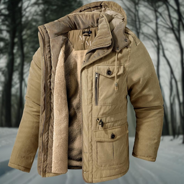 Mune | Men's parka with hood - Winter jacket men's parka
