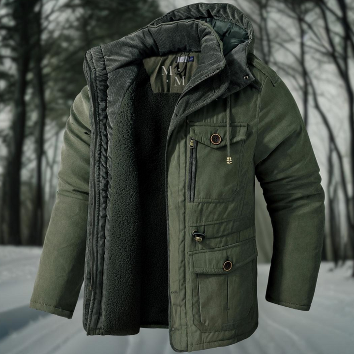 Mune | Men's parka with hood - Winter jacket men's parka