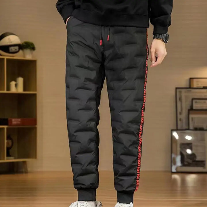 Mune | Men's Jogging Pants made of Cotton and Down - Adjustable Waist