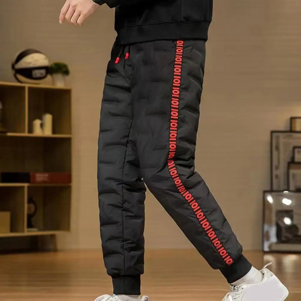 Mune | Men's Jogging Pants made of Cotton and Down - Adjustable Waist