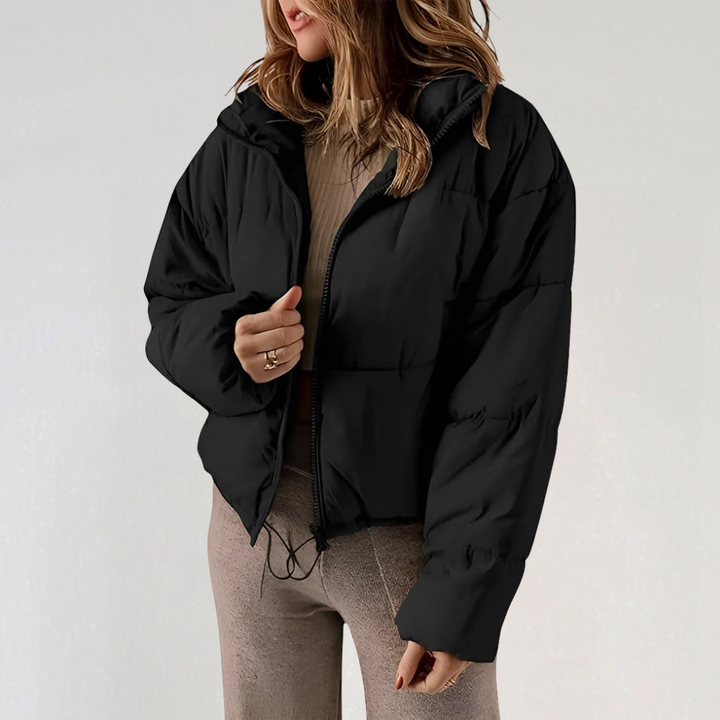 Mune | Women's Warm Puffer Jacket with Zipper and High Collar