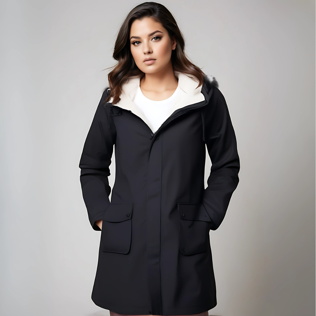 Mune | Women's Waterproof Jacket with Hood and Fleece Lining