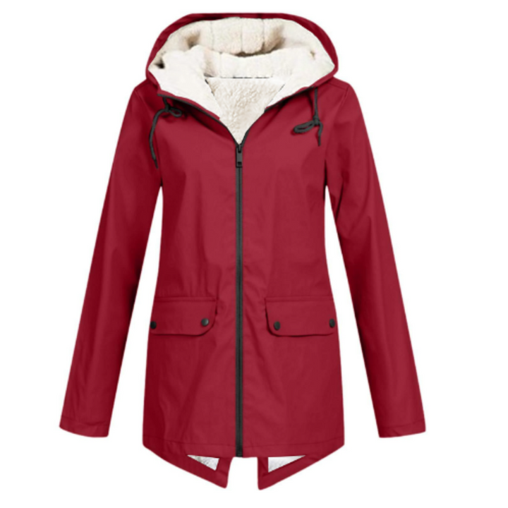 Mune | Women's Waterproof Jacket with Hood and Fleece Lining