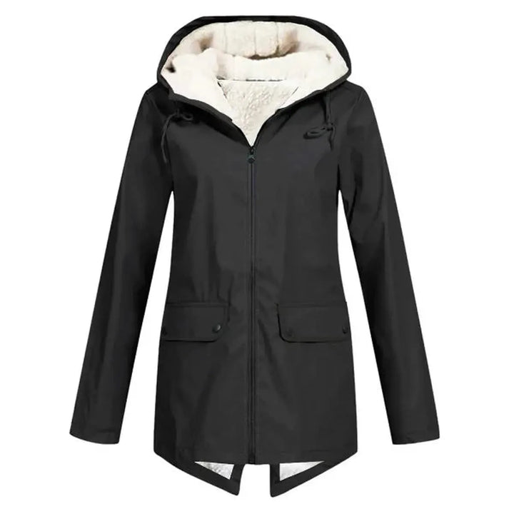 Mune | Waterproof Hat Trench Coat with Fleece Lining