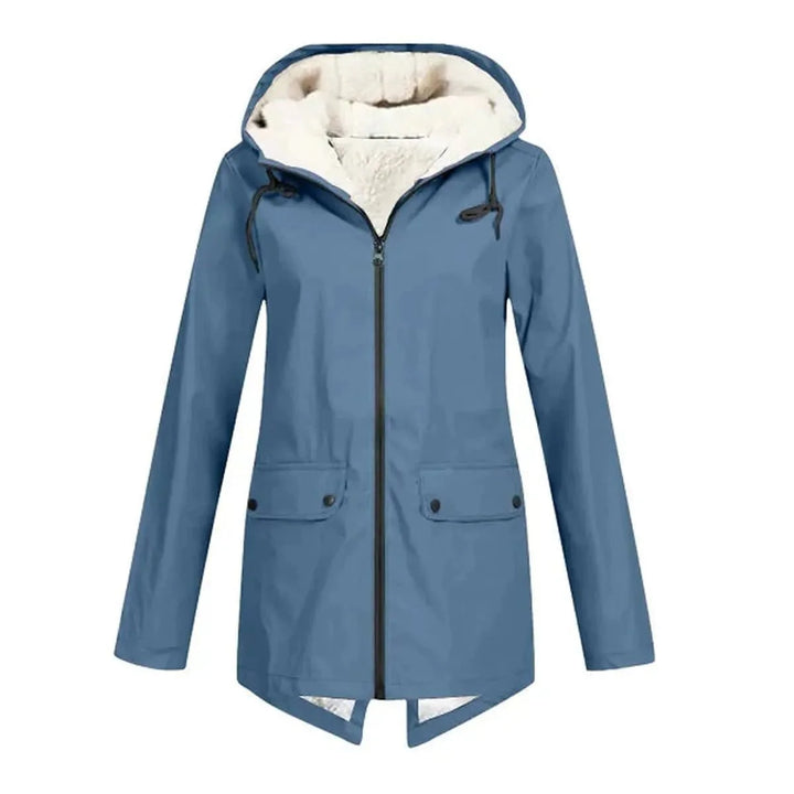 Mune | Waterproof Hat Trench Coat with Fleece Lining