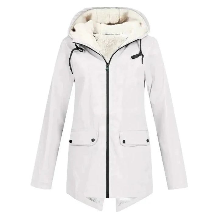 Mune | Waterproof Hat Trench Coat with Fleece Lining