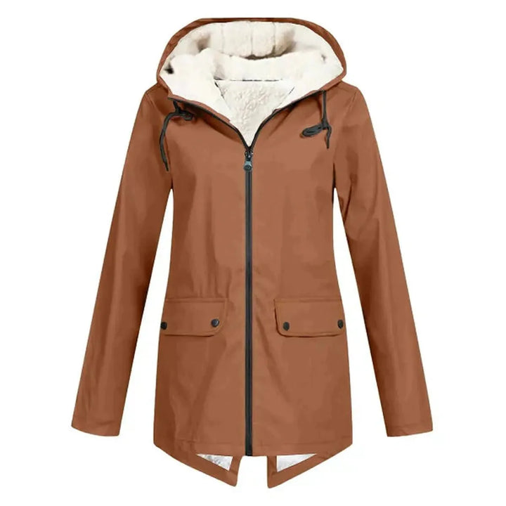 Mune | Waterproof Hat Trench Coat with Fleece Lining
