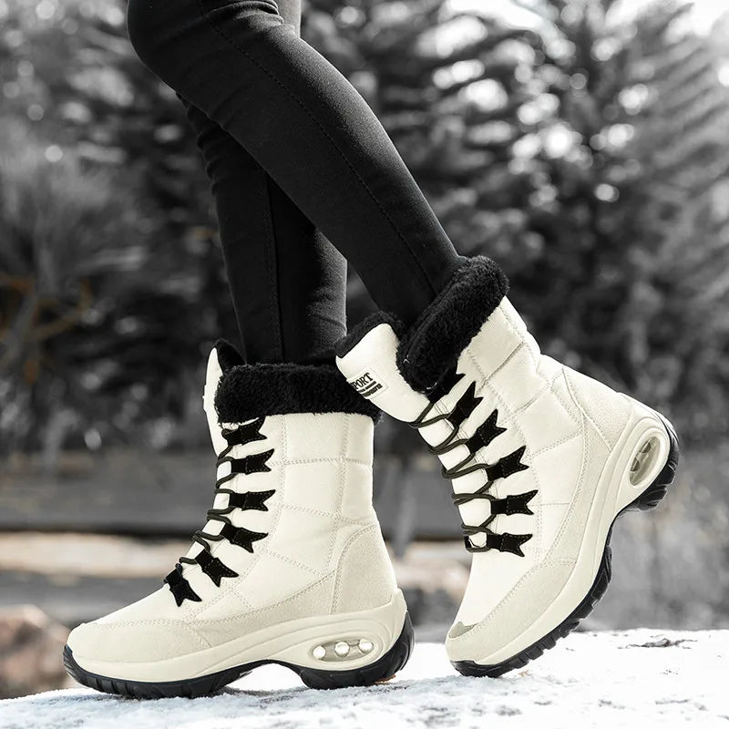 Mune | Waterproof Ankle-High Snow Boots for Women – Cozy & Stylish