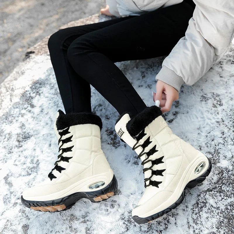 Mune | Waterproof Ankle-High Snow Boots for Women Cozy & Stylish