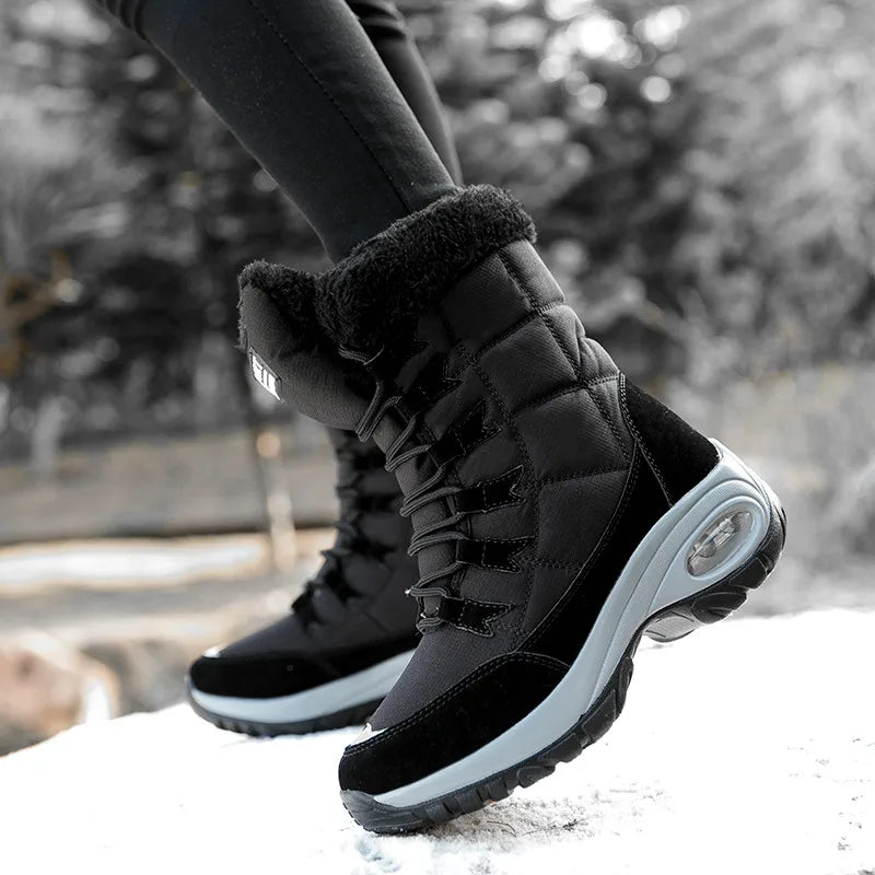 Mune | Waterproof Ankle-High Snow Boots for Women – Cozy & Stylish
