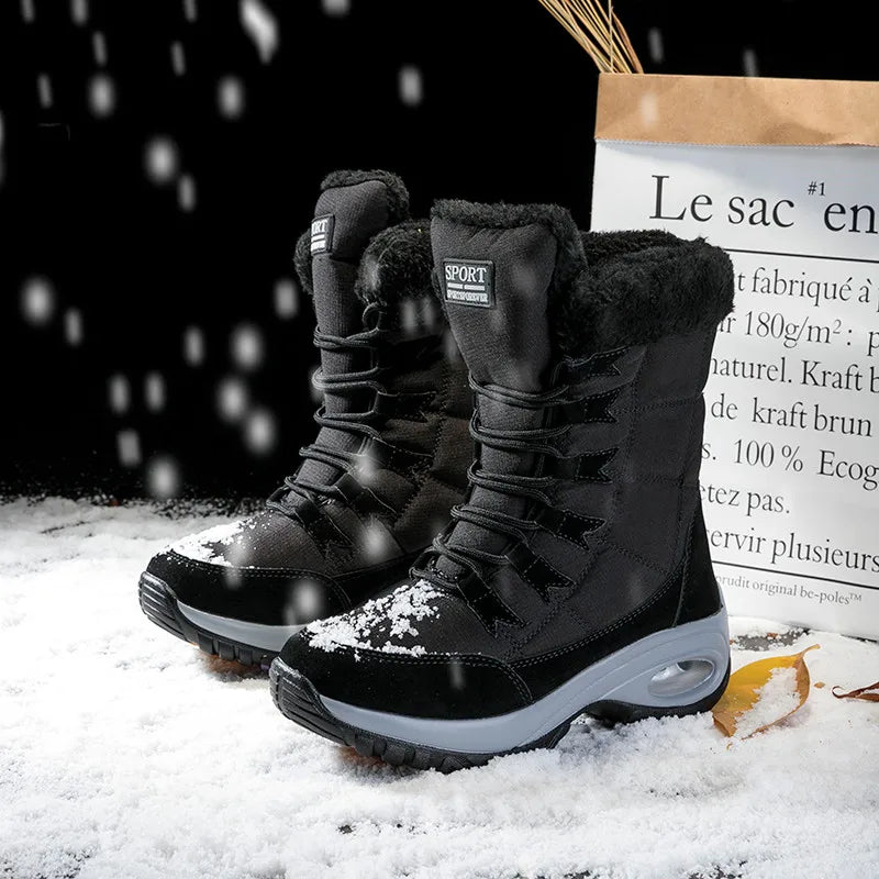 Mune | Waterproof Ankle-High Snow Boots for Women – Cozy & Stylish