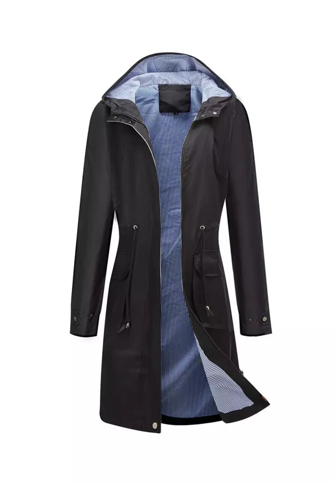 Mune | Waterproof Over Knee Rain Trench Coat