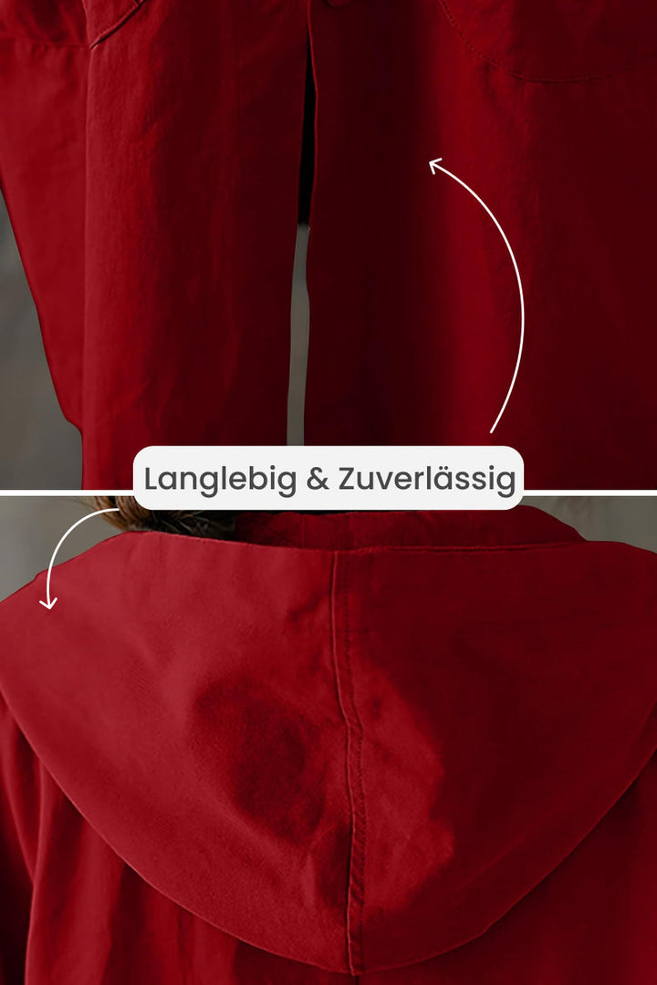 Mune | Oversized Windbreaker In Burgundy