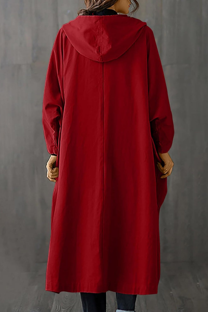 Mune | Oversized Windbreaker In Burgundy