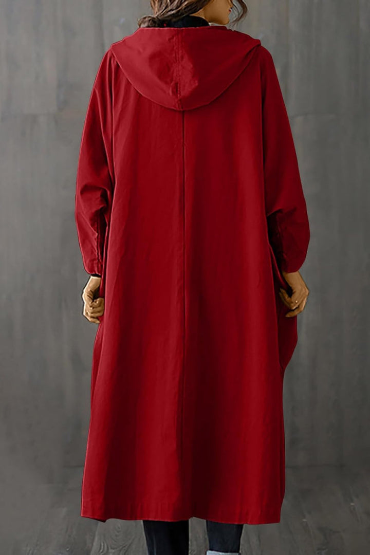 Mune | Oversized Windbreaker In Burgundy