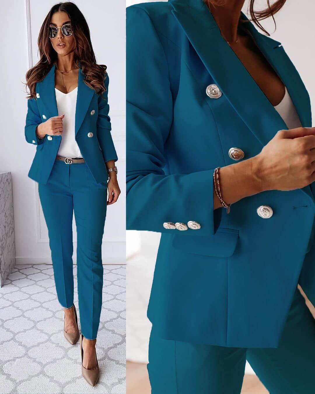 Mune Fashion | Elegant trouser suit with jacket & pants