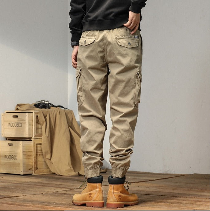 Mune | Cargo pants with cuffs - Comfortable joggers with side pockets in urban style