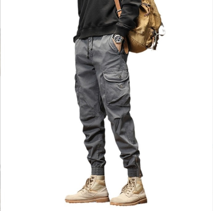 Mune | Cargo pants with cuffs - Comfortable joggers with side pockets in urban style