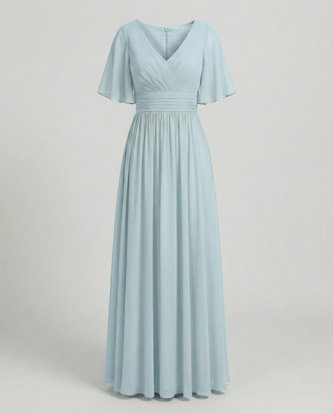 Mune Fashion | Dress Flowing V-Neck Chiffon Dress for Women