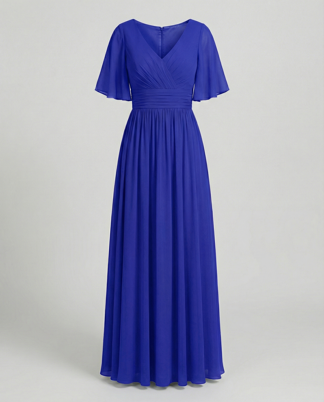 Mune Fashion | Dress Flowing V-Neck Chiffon Dress for Women
